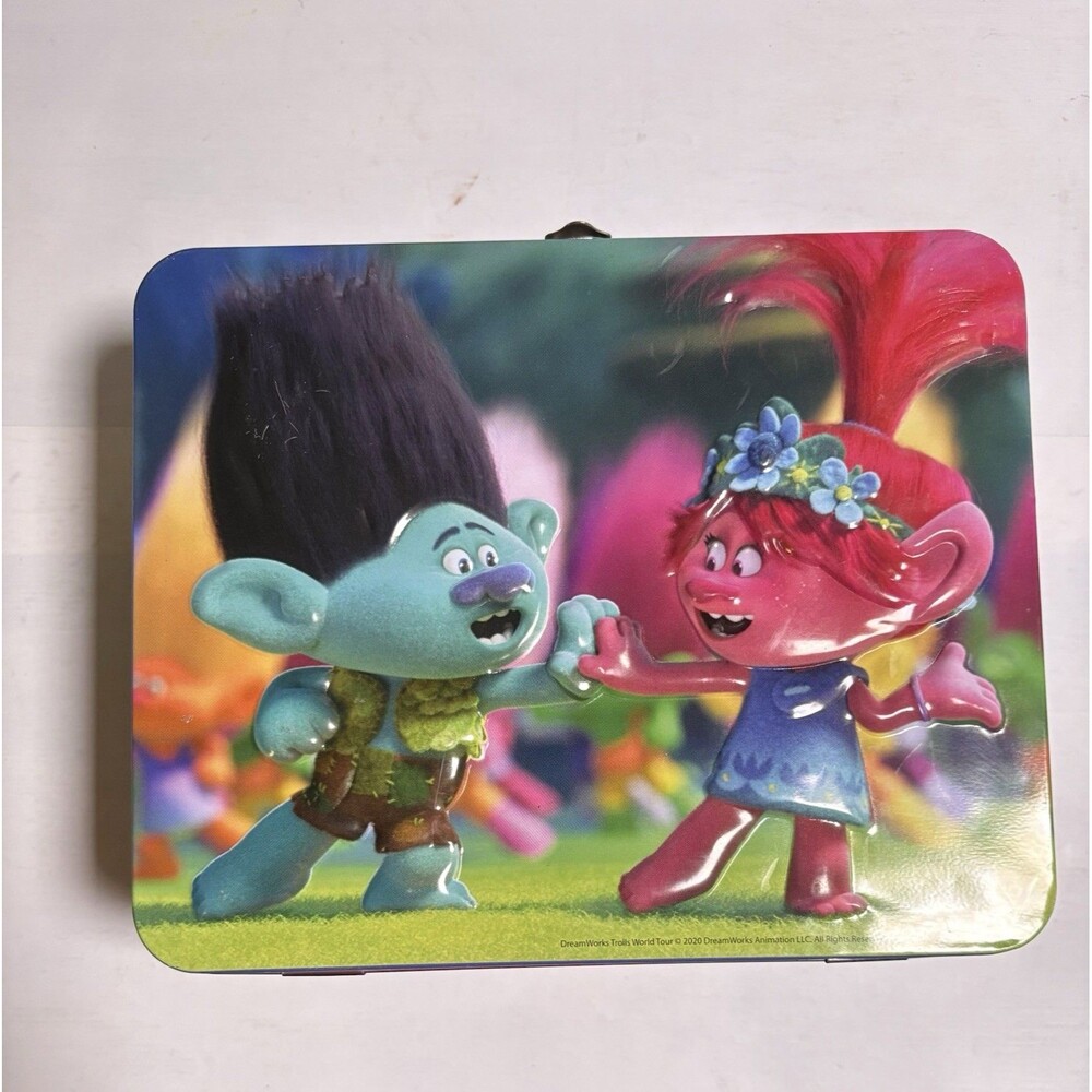Trolls World Tour Embossed Front Metal Lunch Box